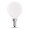 Feit Electric Feit Enhance G16.5 E12 (Candelabra) Filament LED Bulb Daylight 60 Watt Equivalence 2 pk BPG1660W95CAFL2 - alternate 2